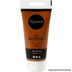 Akrylfärg Raw Sienna 75ml