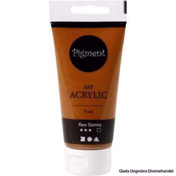 Akrylfärg Raw Sienna 75ml