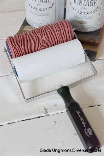 Vintage Paint Mönsterroller Woodtexture, trämönster, ådringar, vägg,  silikonrulle