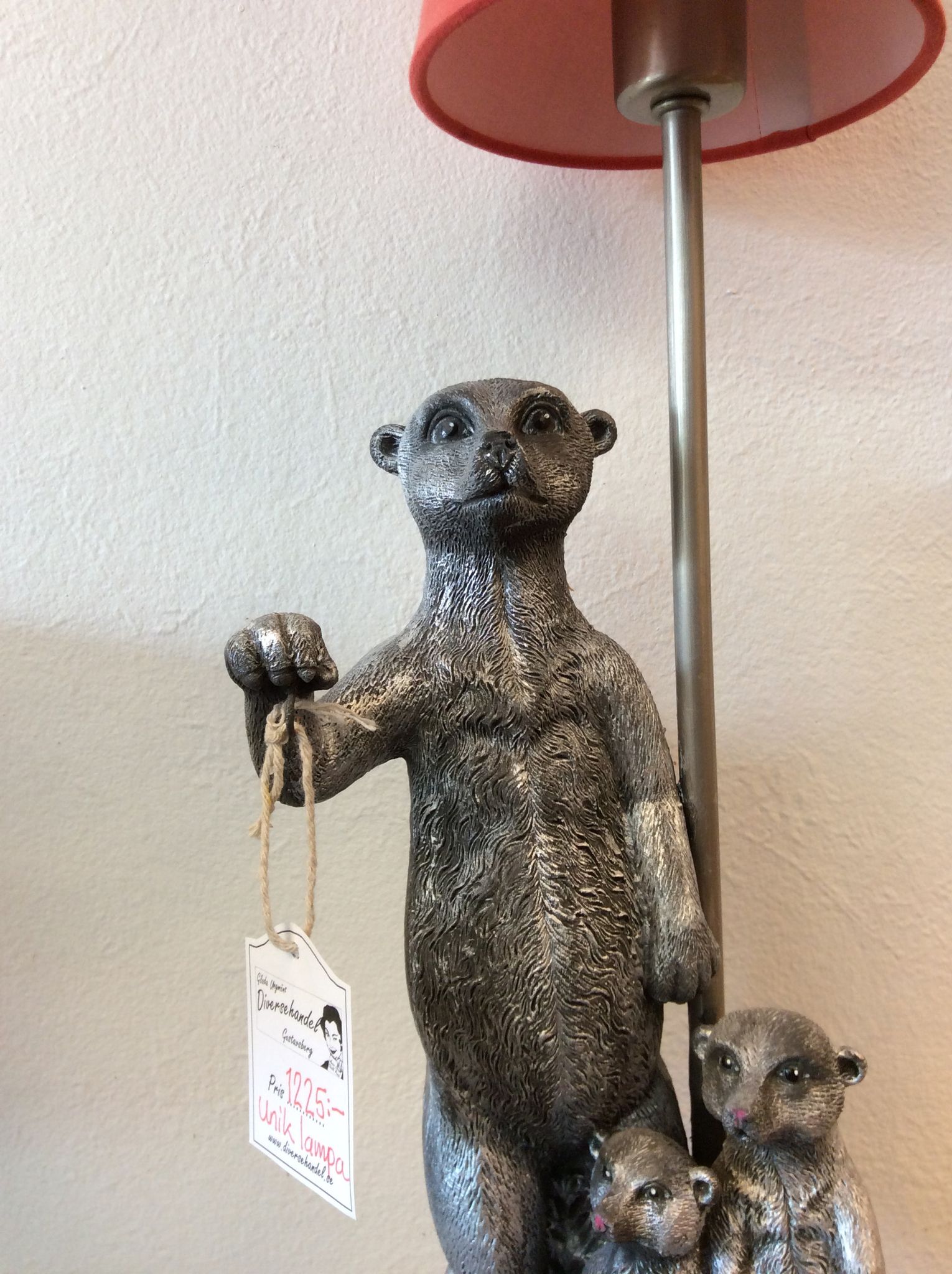 Lampa i form av Surikater