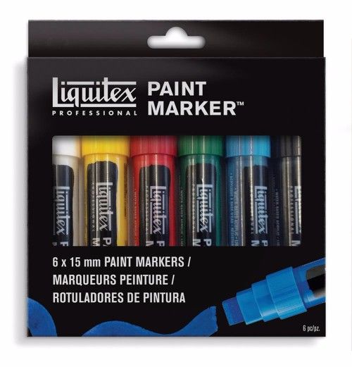 Akrylmarkerset Liquitex  6 x 15mm