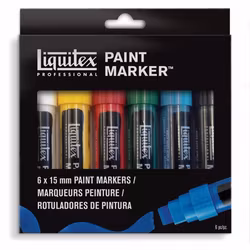 Akrylmarkerset Liquitex  6 x 15mm