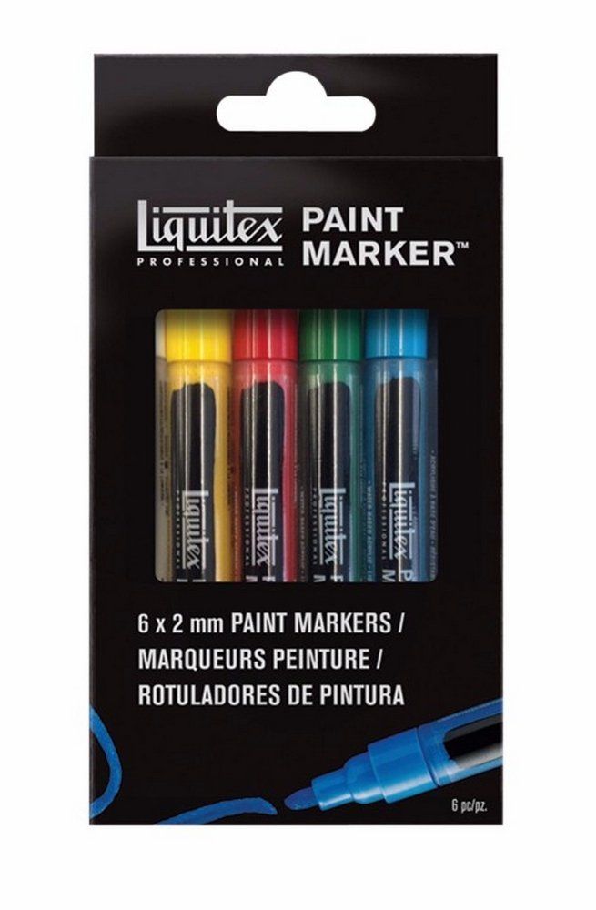Akrylmarkerset Liquitex  6 x 15mm