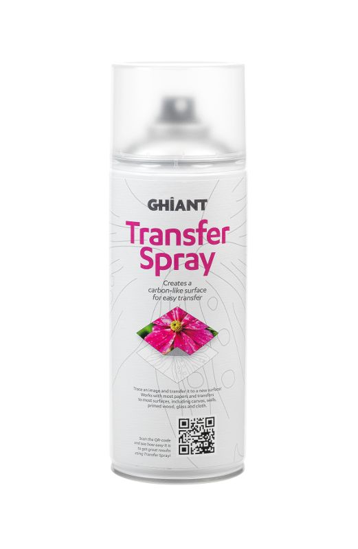 KalkeringsSpray Ghiant Transfer Spray. 400ml, rita av, spray, svart