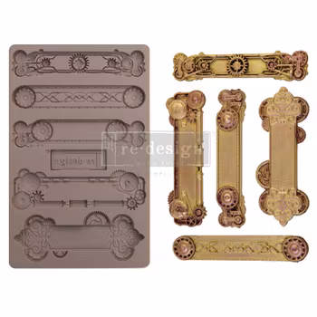 Redesign Décor Moulds® - Steampunk Plates