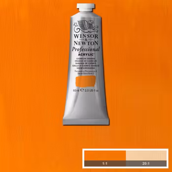 Winsor & Newton Proffesional Acrylic  Cadmium Orange