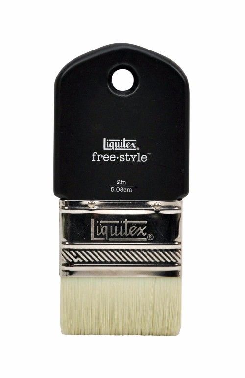 Liquitex Freestyle Paddle Brush  Syntetpensel st2   storskaliga verk glada ungmön