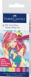 Manga tusch Faber-Castell 6st