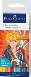 Manga tusch Faber-Castell 6st