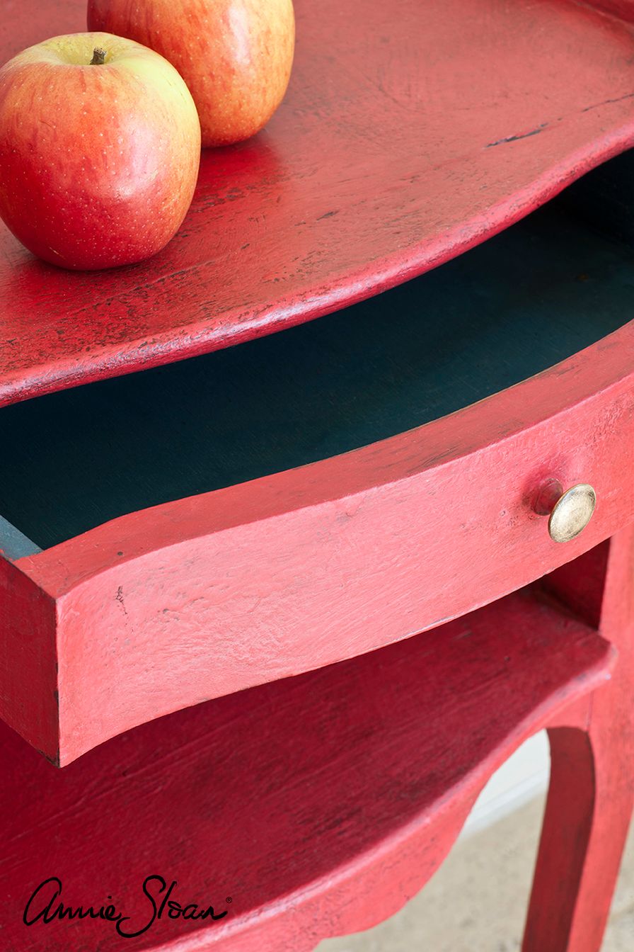 Annie Sloan Chalk paint Emperors Silk målat skåp Glada ungmöns diversehandel bild 7