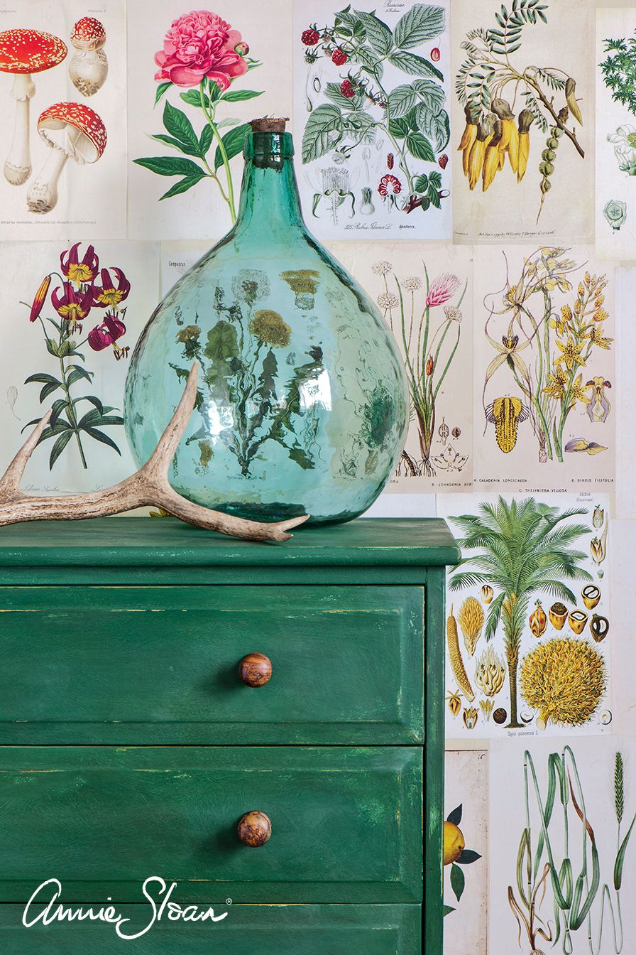 Annie Sloan Chalk paint Amsterdam green Glada ungmöns diversehandel 5