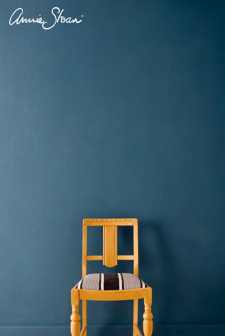 Annie Sloan Chalk paint Arles målad stol Glada ungmöns diversehandel bild 11