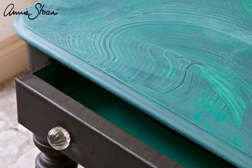 Annie Sloan Chalk paint Florence målat bord  Glada ungmöns diversehandel bild 9