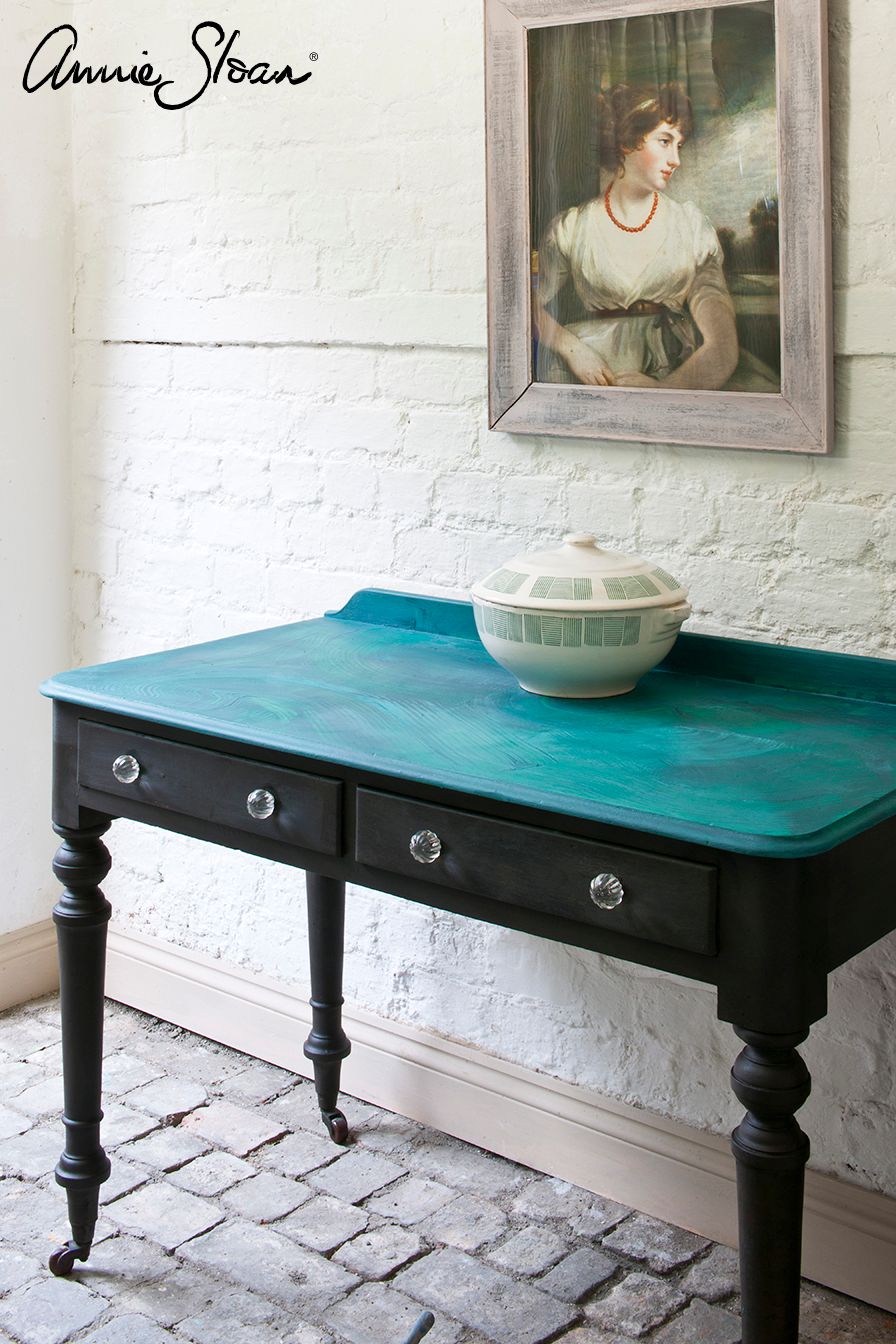 Annie Sloan Chalk paint Florence målat bord  Glada ungmöns diversehandel bild 10