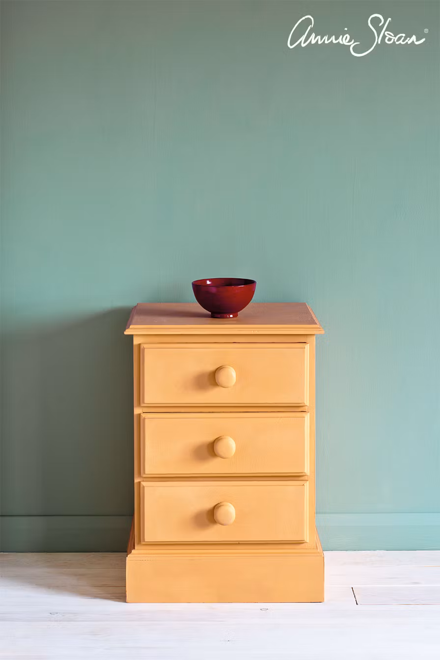 Annie Sloan Chalk paint Arles målad byrå Glada ungmöns diversehandel bild 12
