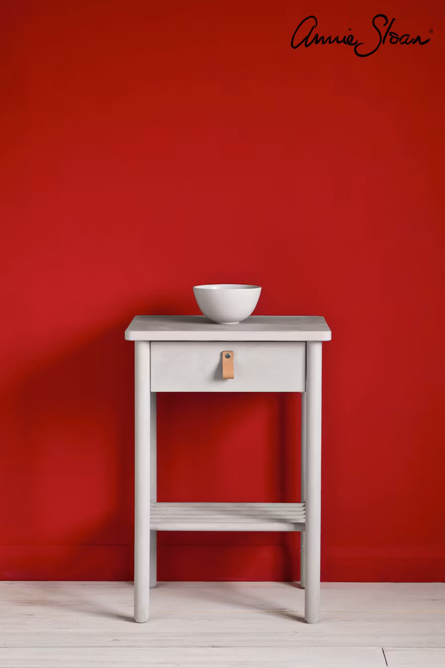 Annie Sloan Chalk paint Chicago  Grey målat bord Glada ungmöns diversehandel bild 8