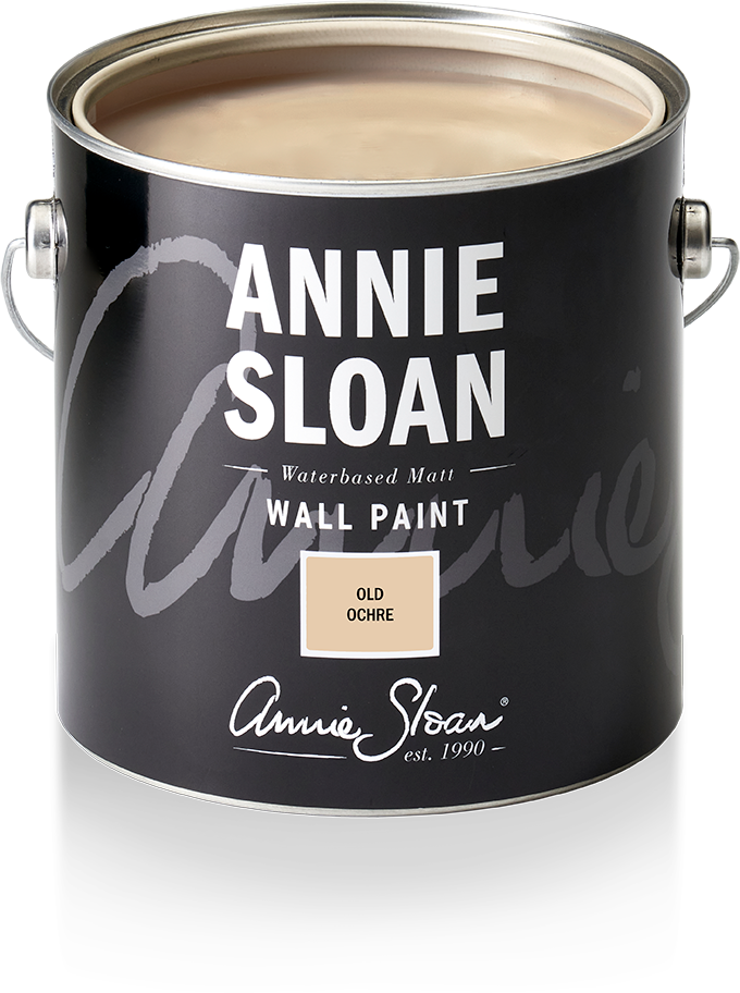 Annie Sloan Wall Paint Old Ochre, Väggfärg, Beige, Mörkt Cremefärgad, Hud, Glada Ungmön