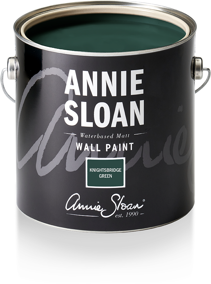 Annie Sloan Wall Paint Knightsbridge Green, Väggfärg, Mörkgrön, Mossgrön, Glada Ungmön