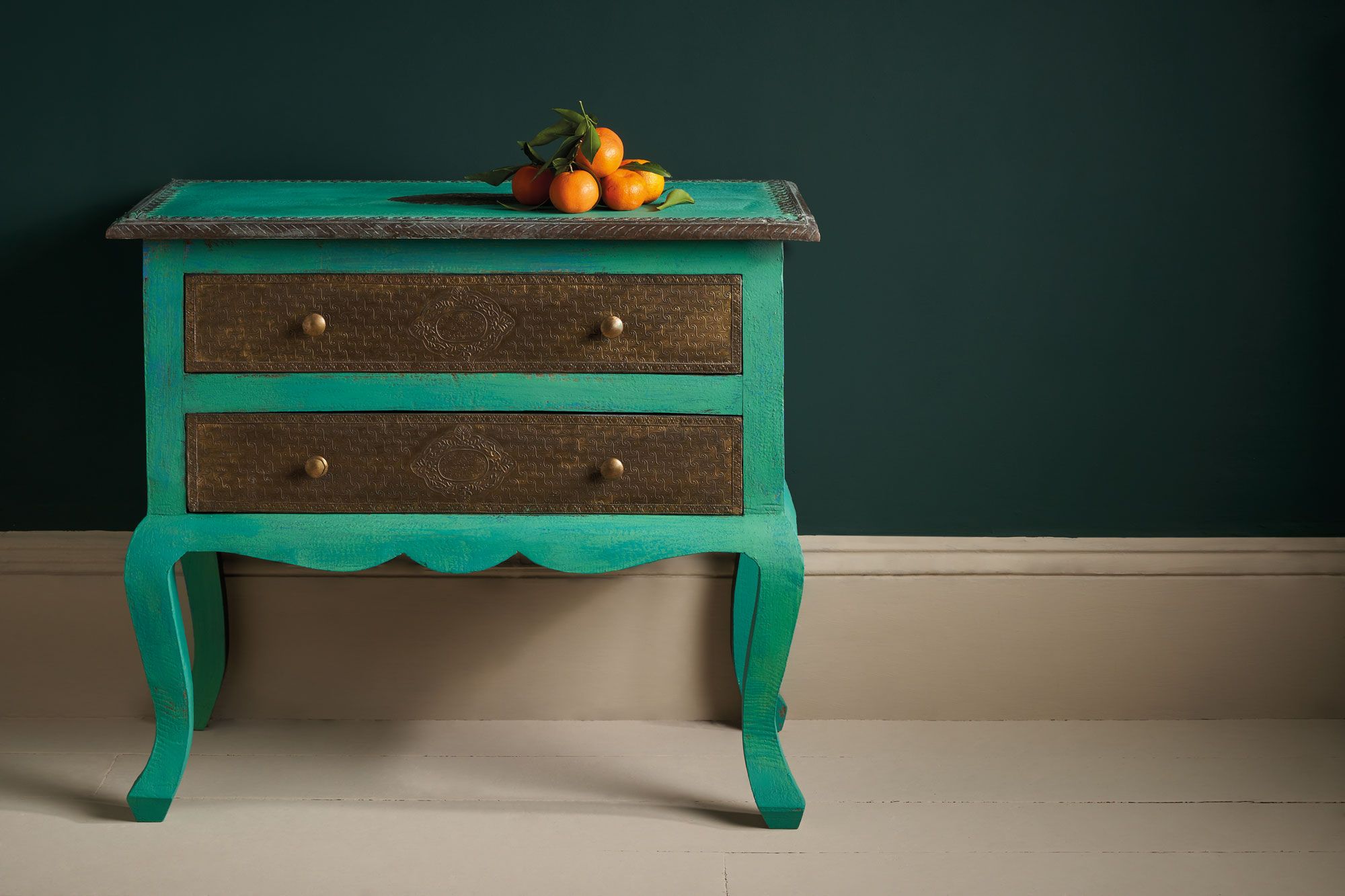 Annie Sloan Wall Paint Knightsbridge Green, Väggfärg, Mörkgrön, Mossgrön, Glada Ungmön