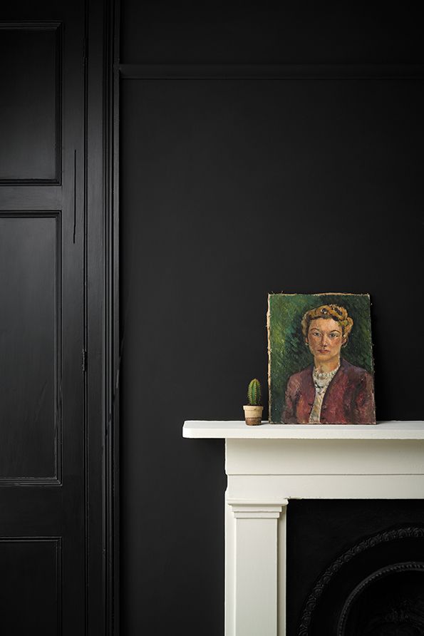 Annie Sloan Wall Paint Athenian Black väggfärg interiör svart kolsvart glada ungmöns diversehandel 4