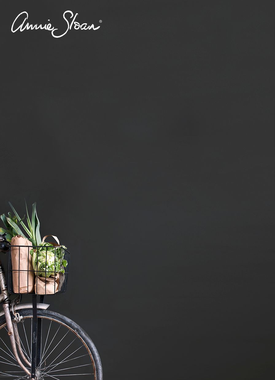 Annie Sloan Wall Paint Graphite, Väggfärg, mörkt grå, svagt svart, blyertsgrå, Glada Ungmön