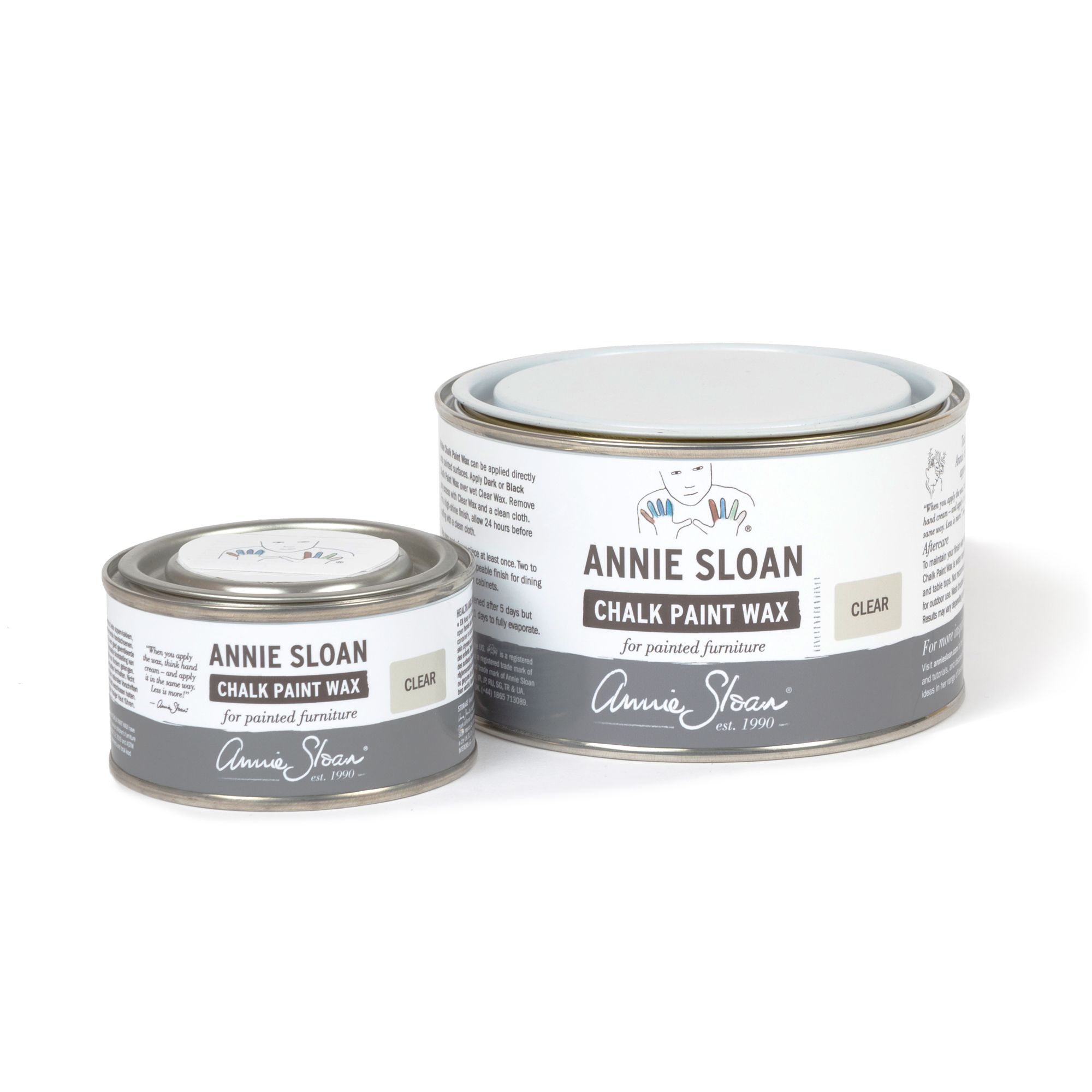 Annie Sloan Clear Wax, vaxa möbeln, måla, skyddar, glansig, matt,