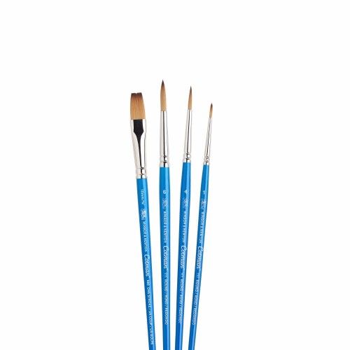 Syntetpenselset Cotman Cotman penselset kort skaft kraftig blandade fibrer glada ungmön 2