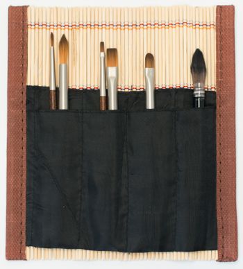 Penselset Raphael Bambu med 6 minipenslar