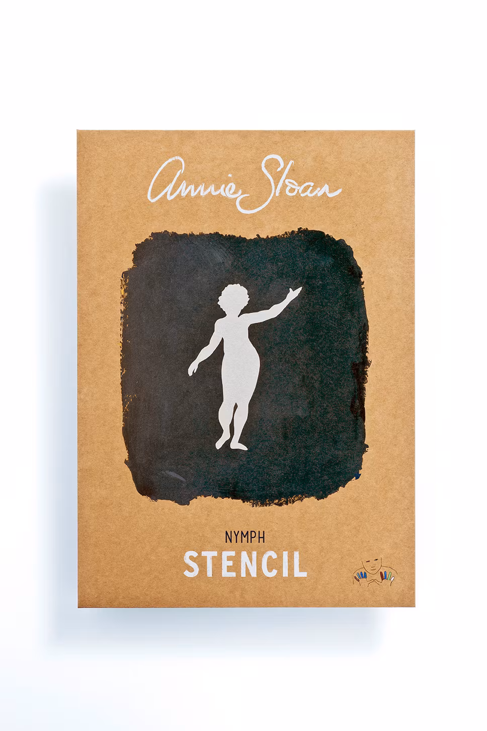 Annie Sloan Stencil  Nymph A4 kvinna mönster unik glada ungmön