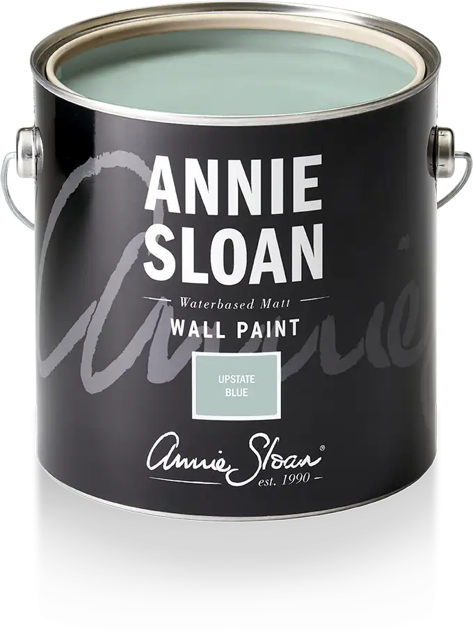 Annie Sloan Wall Paint  Upstate Blue väggfärg grön blå glada ungmöns diversehandel 1