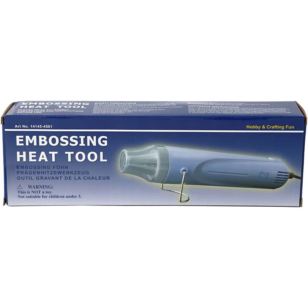 Värmepistol  250°C färg, lim, plast decoupage krackelering glada ungmön ask