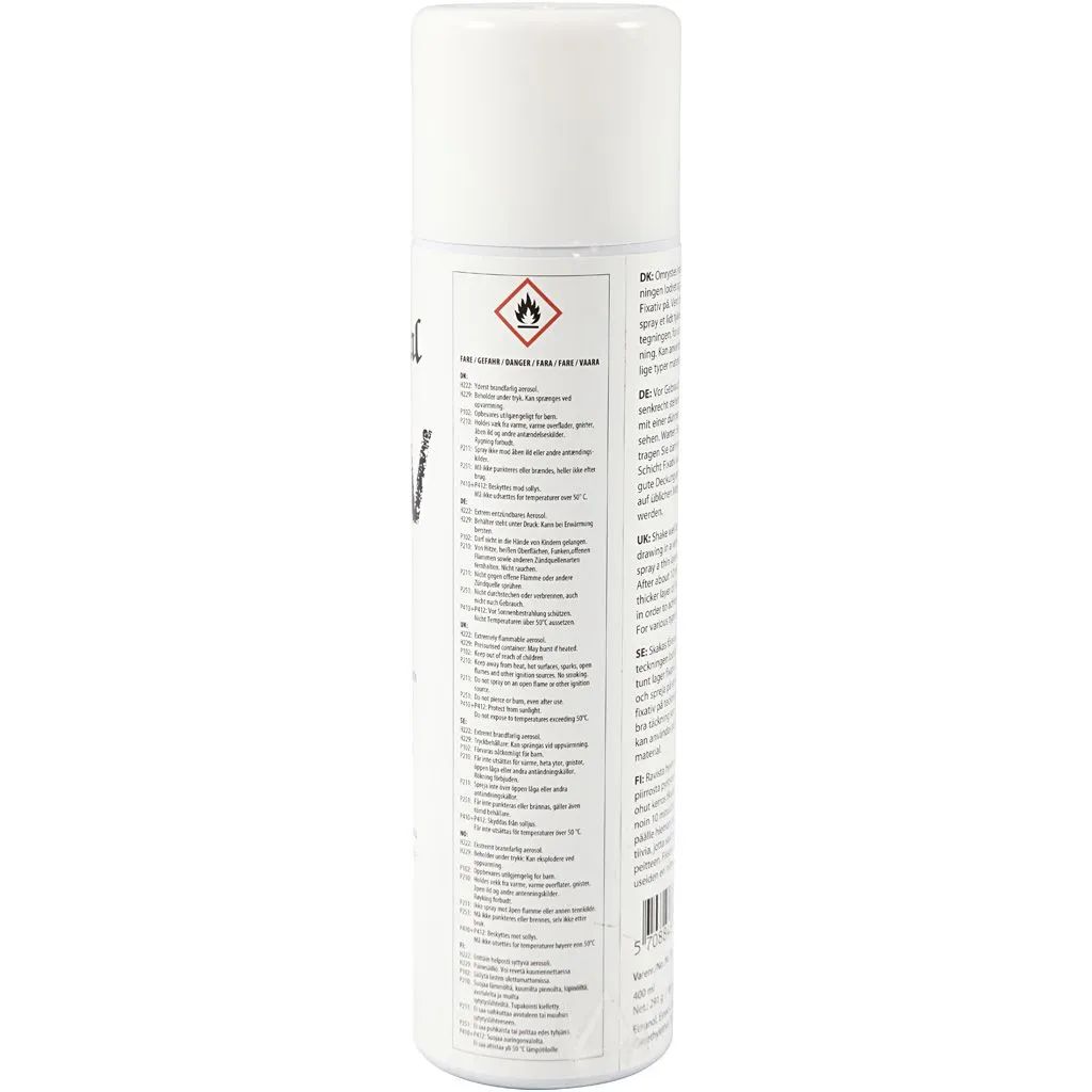 Schjerning Fixativ spray torrpastell kolkrita