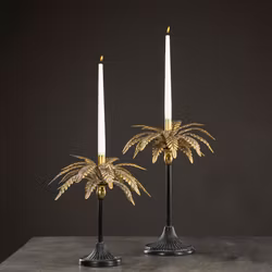 Ljusstake i metall   Palm
