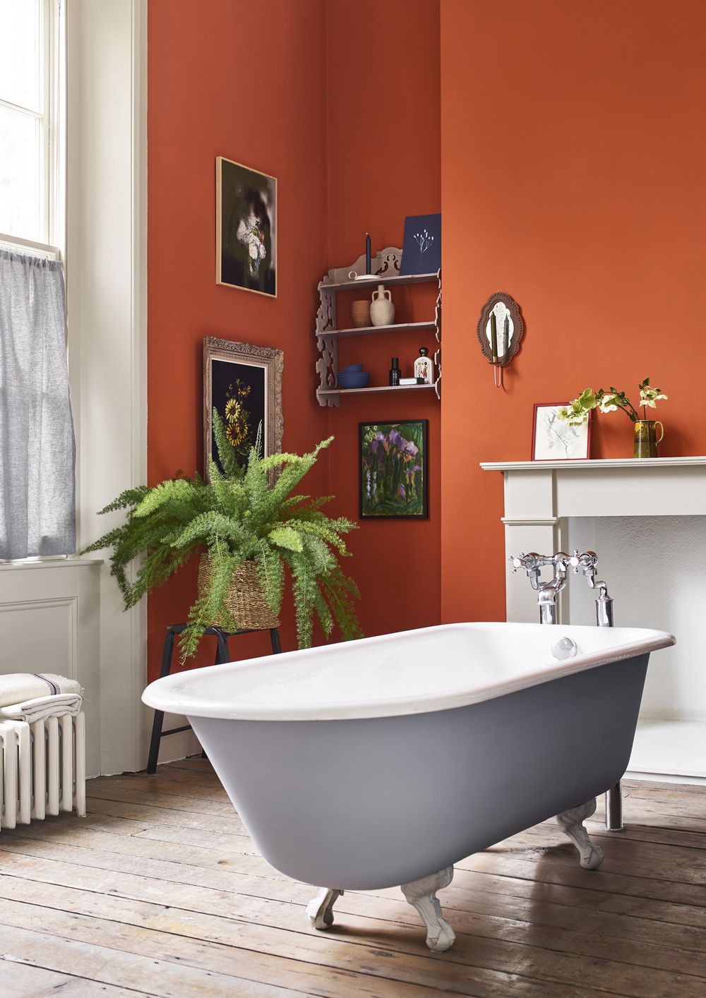 Annie Sloan Wall Paint Riad Terracotta, Väggfärg, kraftig, Tegelröd, Glada Ungmön