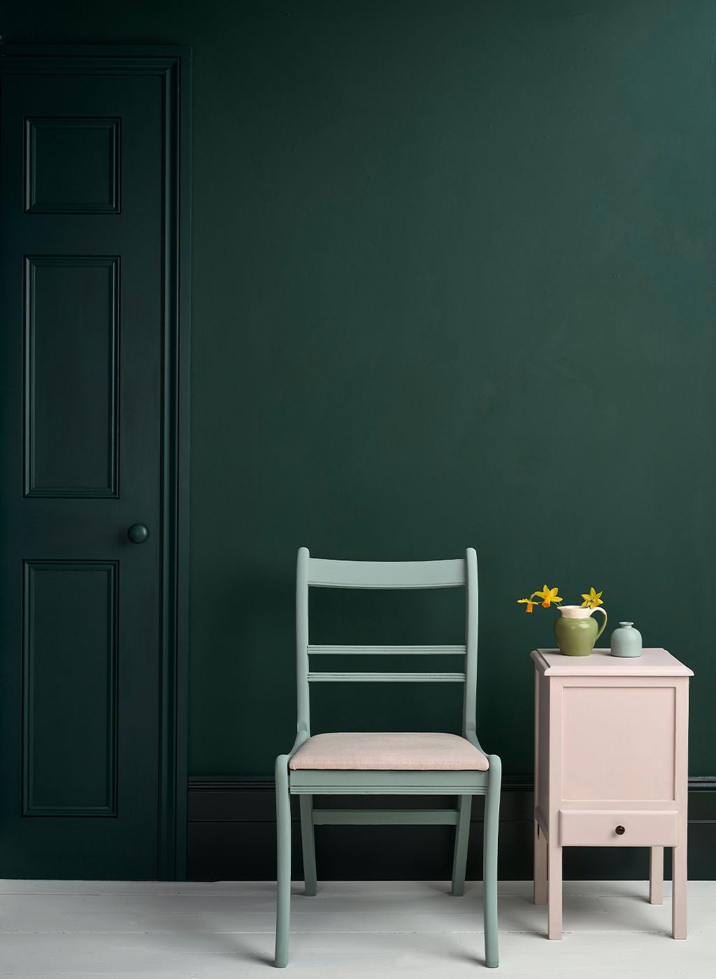 Annie Sloan Wall Paint Knightsbridge Green, Väggfärg, Mörkgrön, Mossgrön, Glada Ungmön