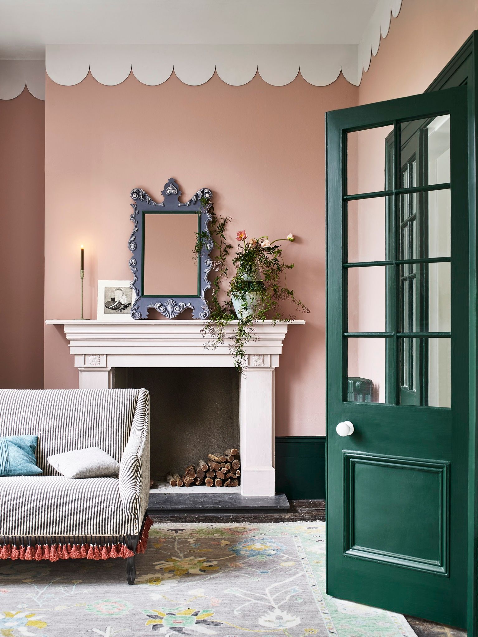 Annie Sloan Wall Paint Knightsbridge Green, Väggfärg, Mörkgrön, Mossgrön, Glada Ungmön