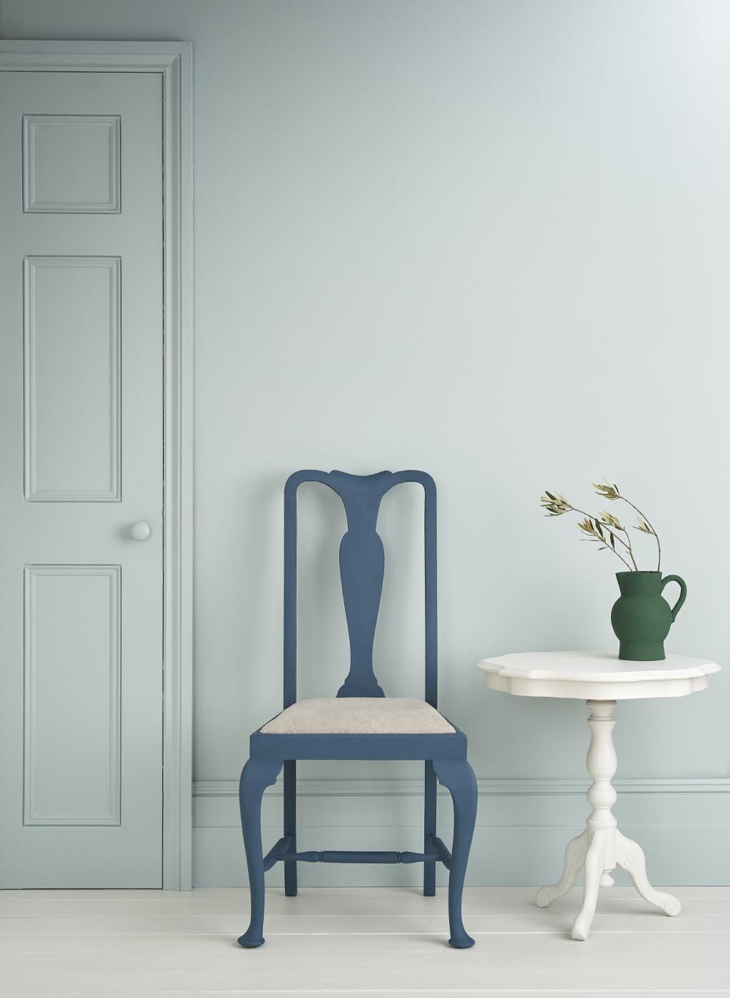 Annie Sloan Wall Paint  Upstate Blue väggfärg grön blå glada ungmöns diversehandel 1