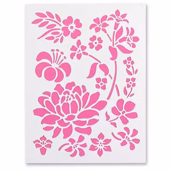 Stencil Blommor  efco