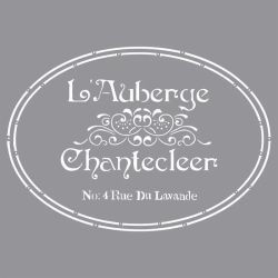 Stencil  The French inn