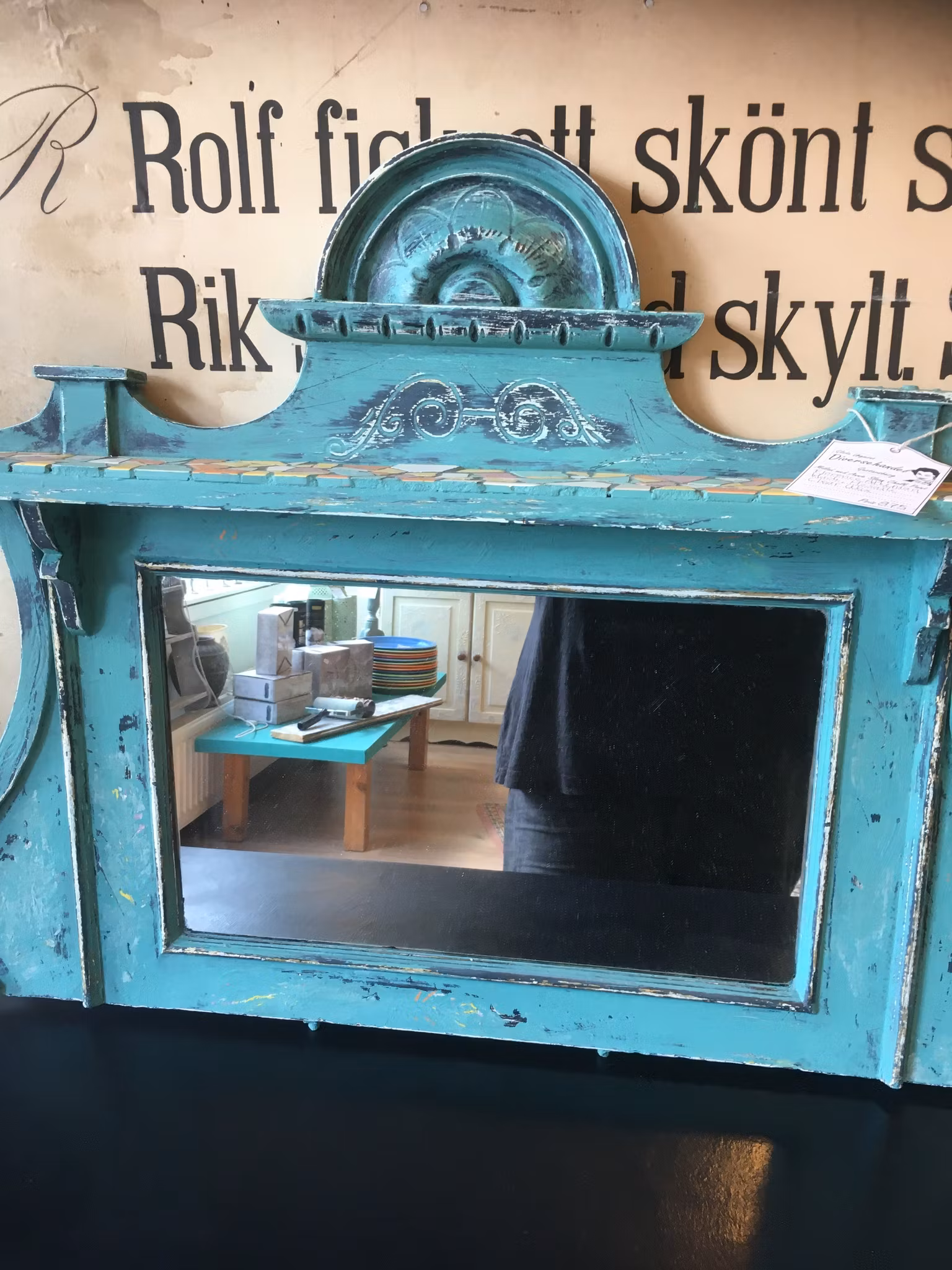 Hylla med mosaik