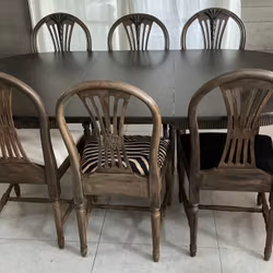 Matsalsgrupp, Gustaviansk med 4 stolar