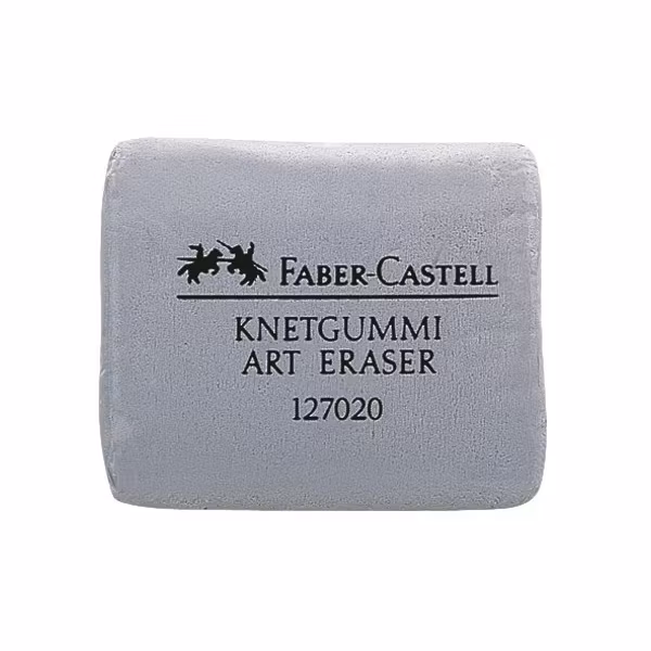 Knådgummi Faber-Castell, suddgummi, kol och krita