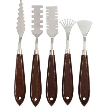Palettkniv 5-pack mönster