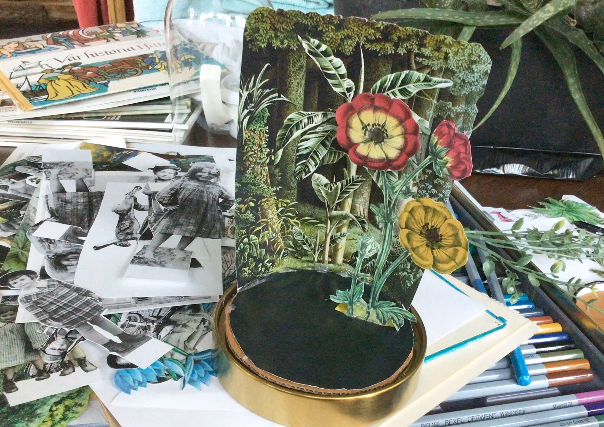 Släktporträtt på Burk