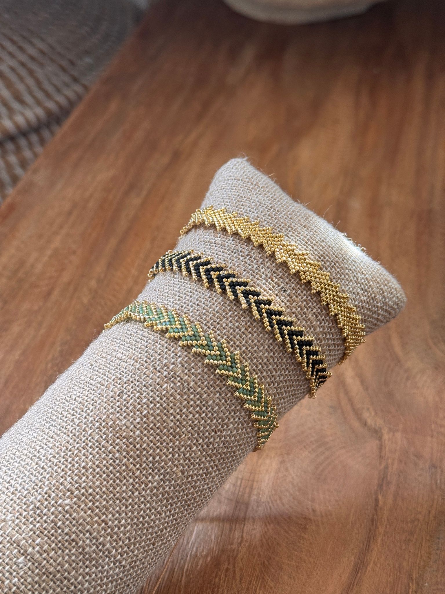 Armband phyton svart