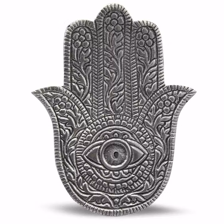Fatimas hand rökelsehållare i silver