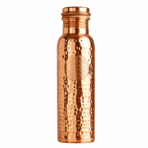Kopparflaska med livets blomma 900ml
