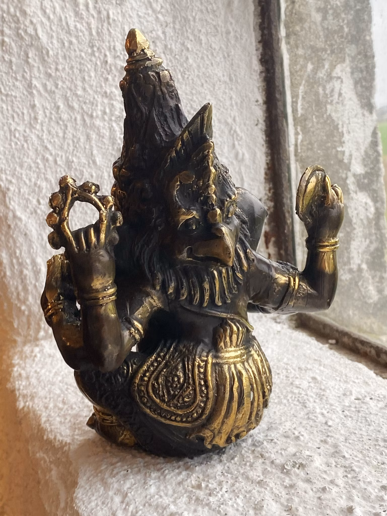 Ganesha i brons stor