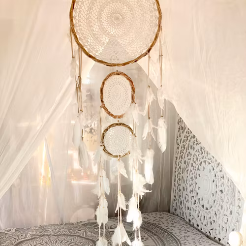 Stor drömfångare i rotting