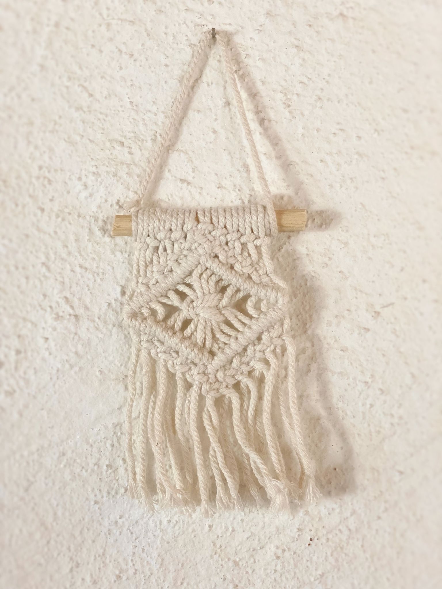 Mini makramé bonad från Bali